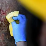 Durante i lavori di restauro Durante i lavori di restauro