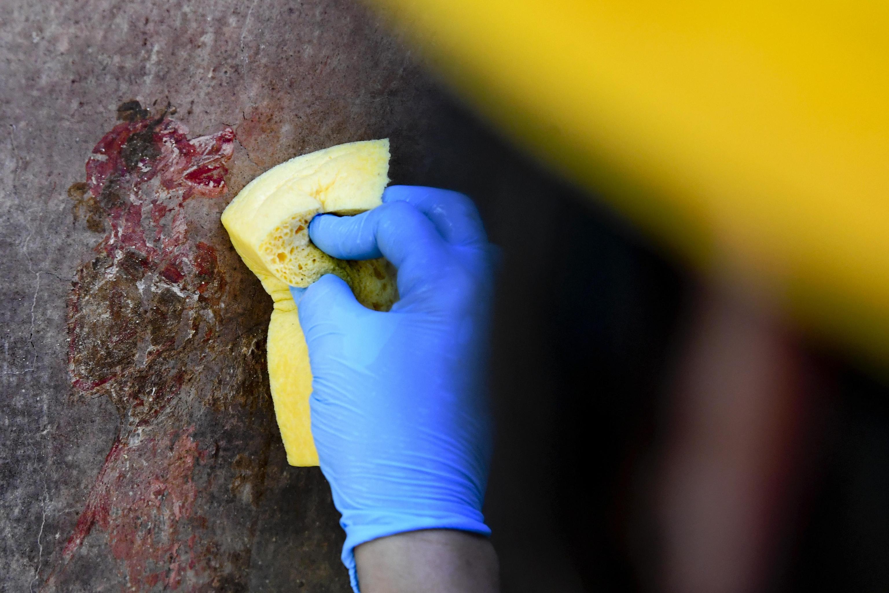 Durante i lavori di restauro Durante i lavori di restauro