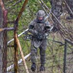 La Corea del Sud bonifica le mine da due siti all'interno del confine con la Corea del Nord, nell'ambito degli accordi per la riduzione delle tensioni raggiunti quest'anno