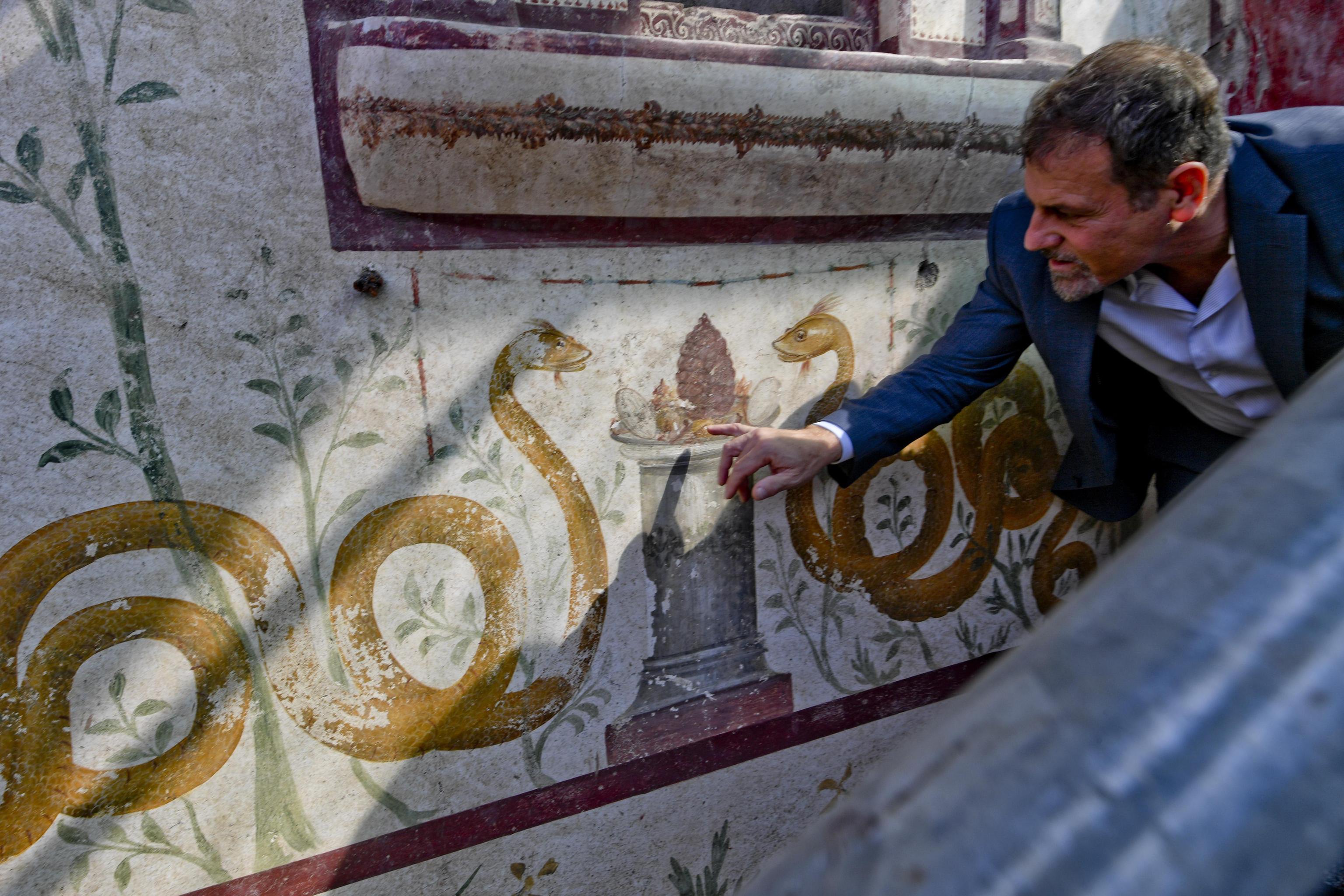 Il direttore generale del Parco archeologico di Pompei, Massimo Osanna Il direttore generale del Parco archeologico di Pompei, Massimo Osanna