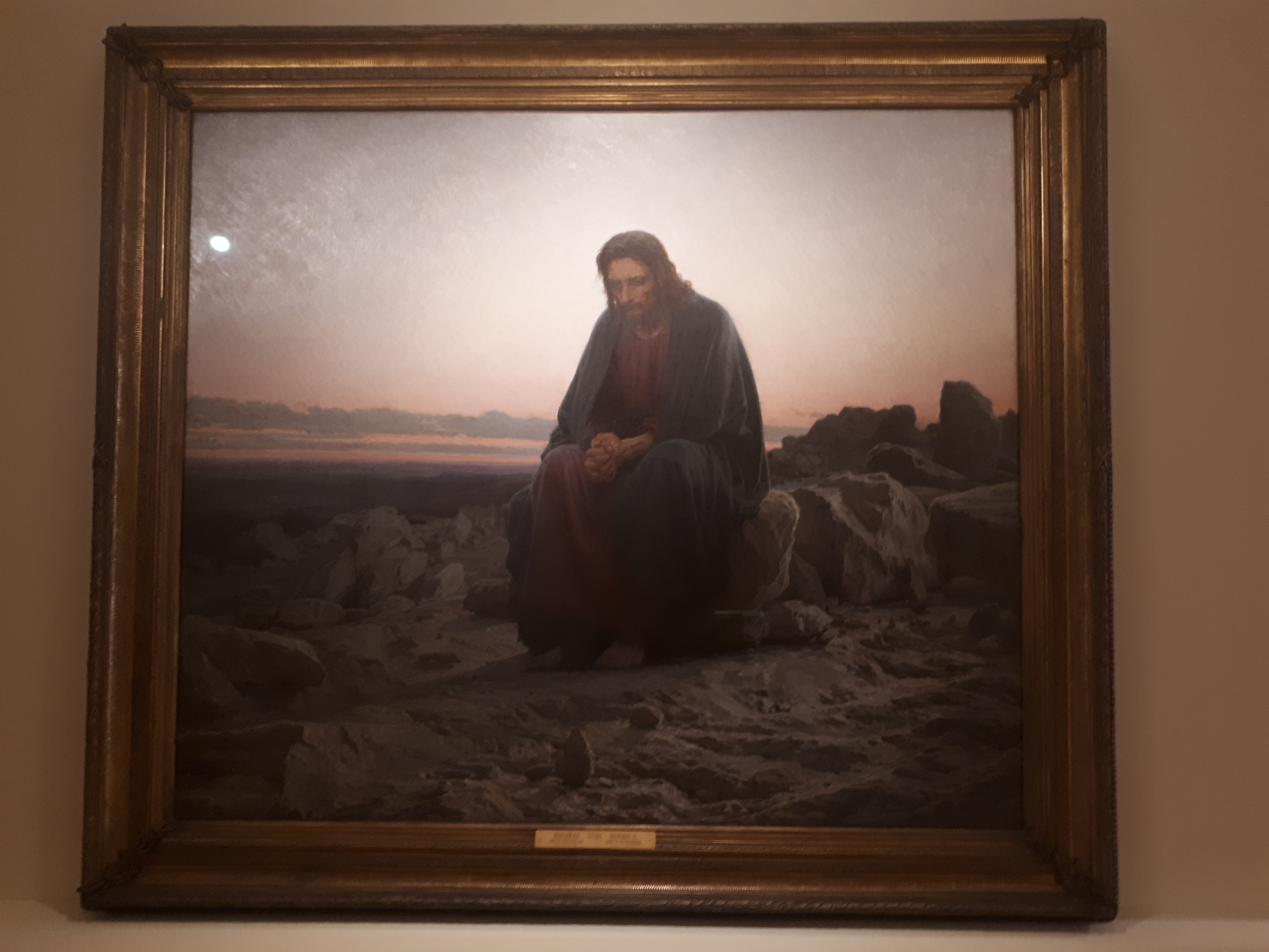 "Cristo nel deserto" (Kramskoj, 1837)