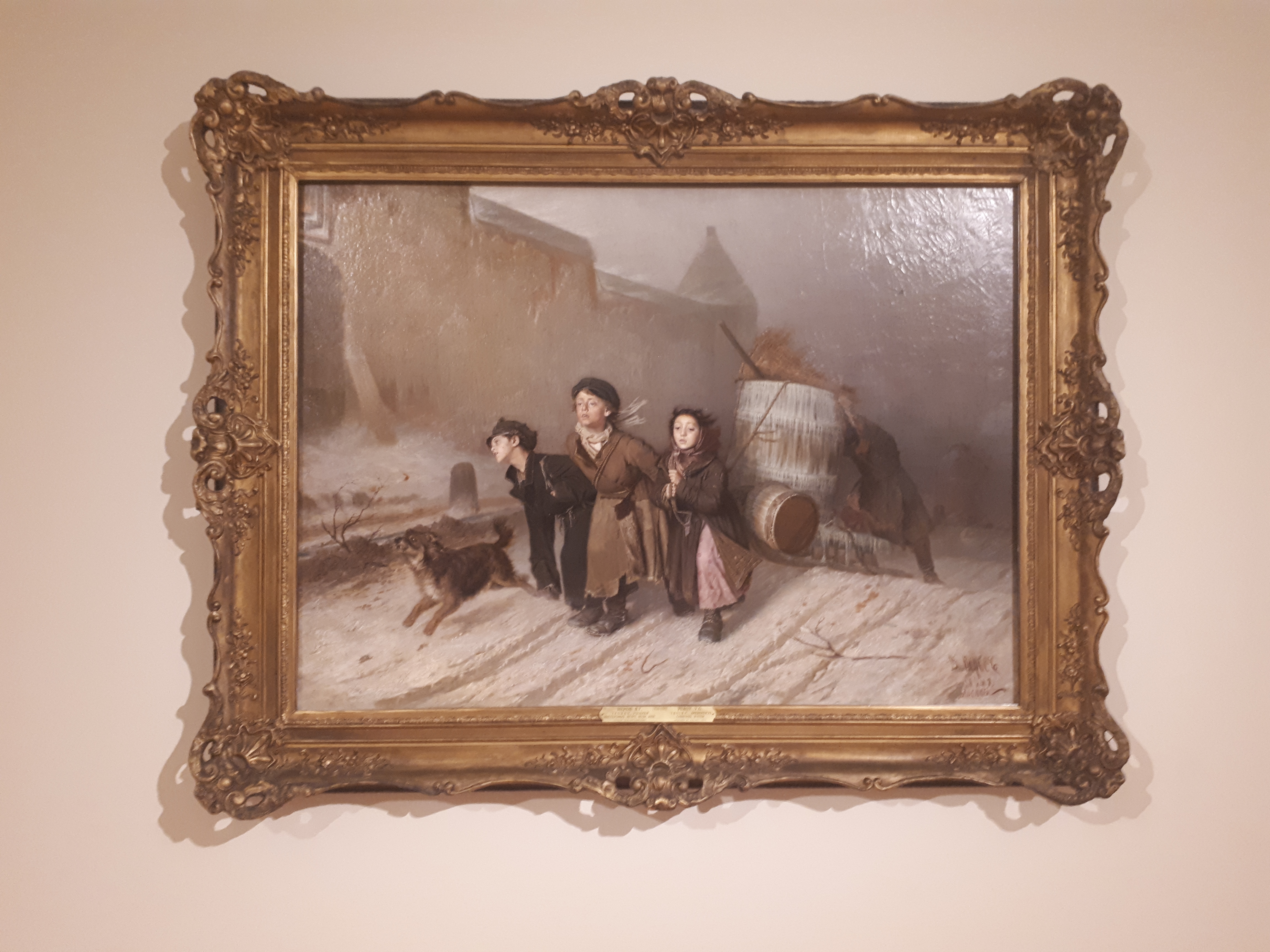 "Troika. Apprendisti trasportano l'acqua" (Perov, 1866)