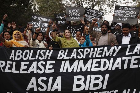 Corteo di solidarietà dal mondo arabo invoca il rilascio di Asia Bibi Corteo di solidarietà dal mondo arabo invoca il rilascio di Asia Bibi