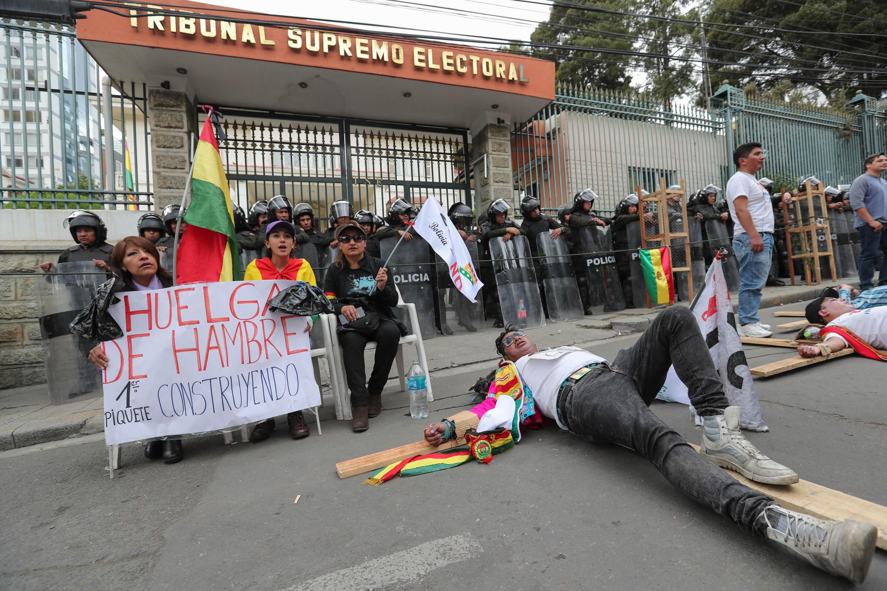 Proteste Bolivia 6 dicembre