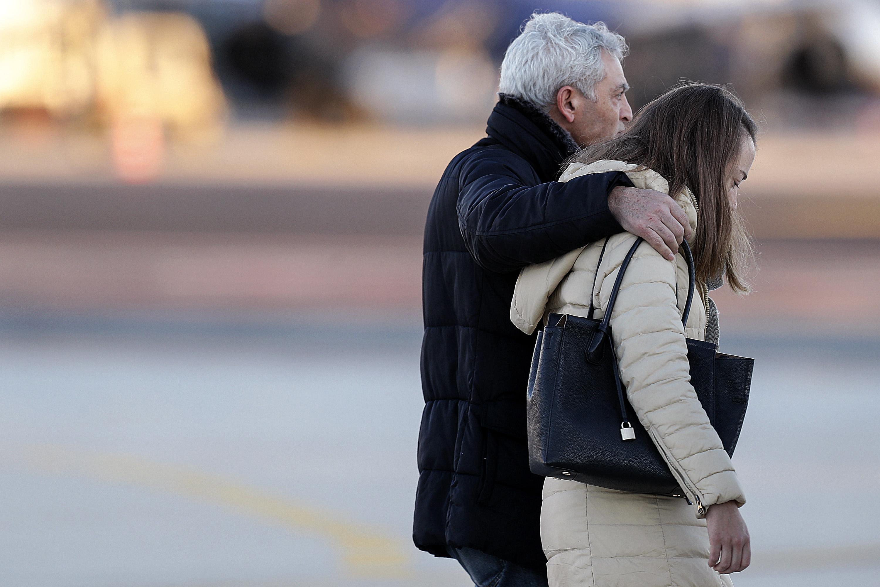 Il dolore del padre Domenico e di Luana, fidanzata di Megalizzi