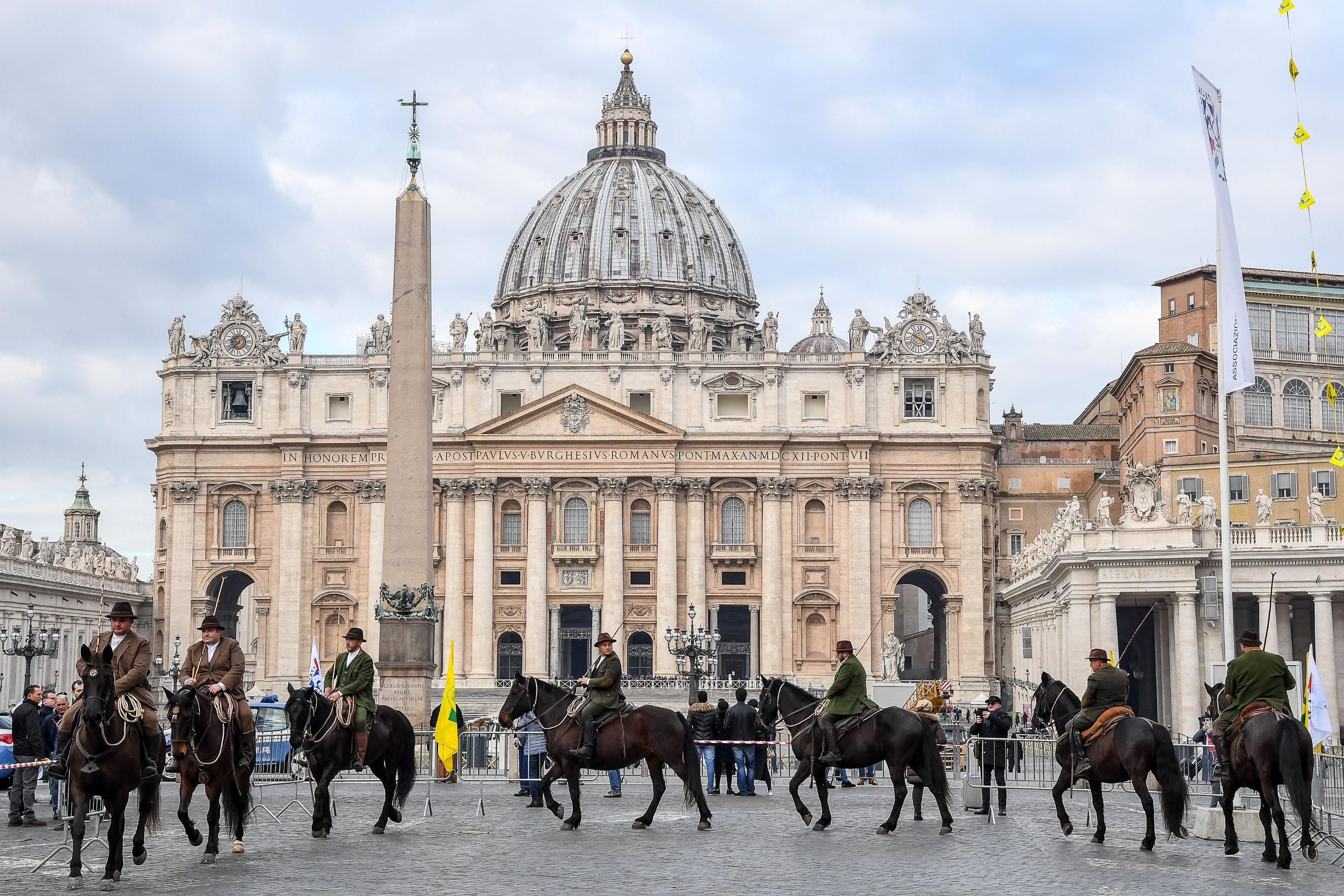 Pastori toscani sfilano a Roma