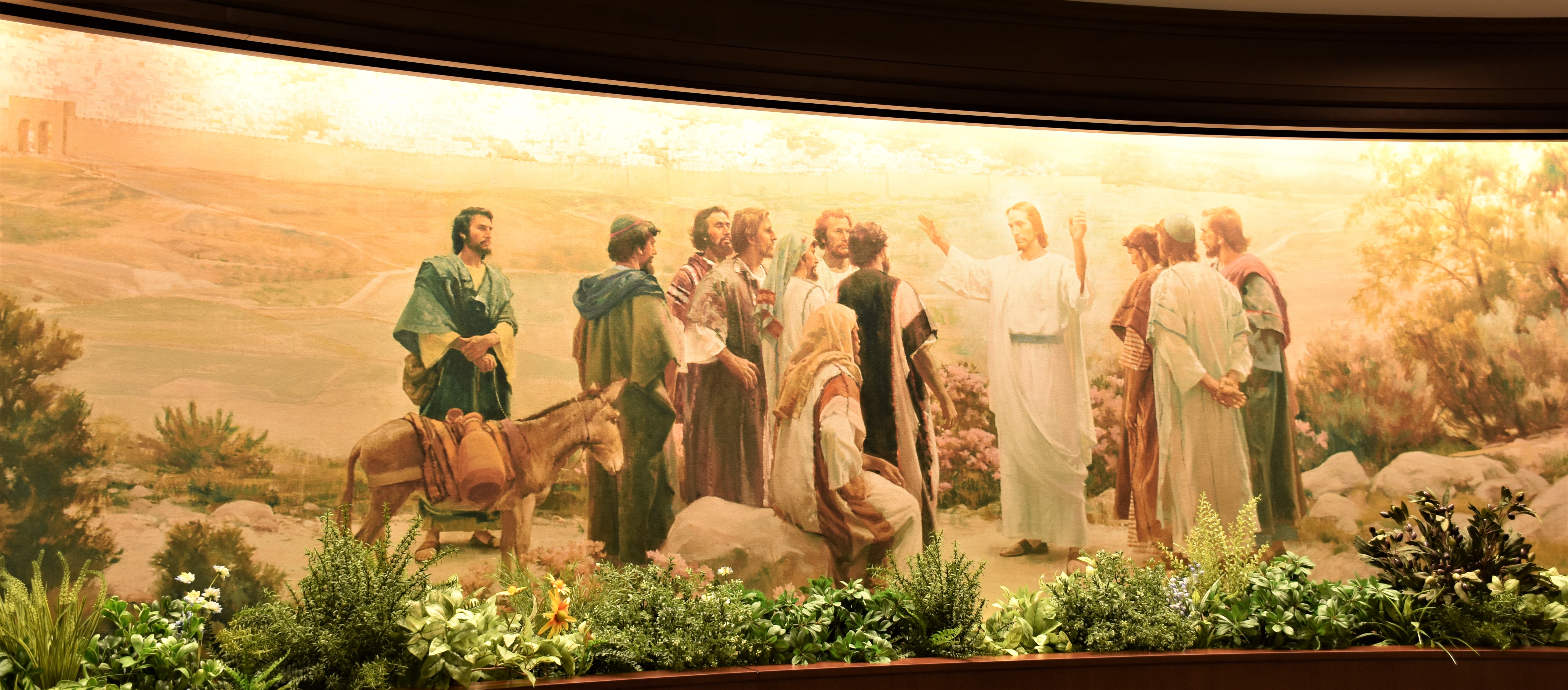 Dipinto nel centro visitatori