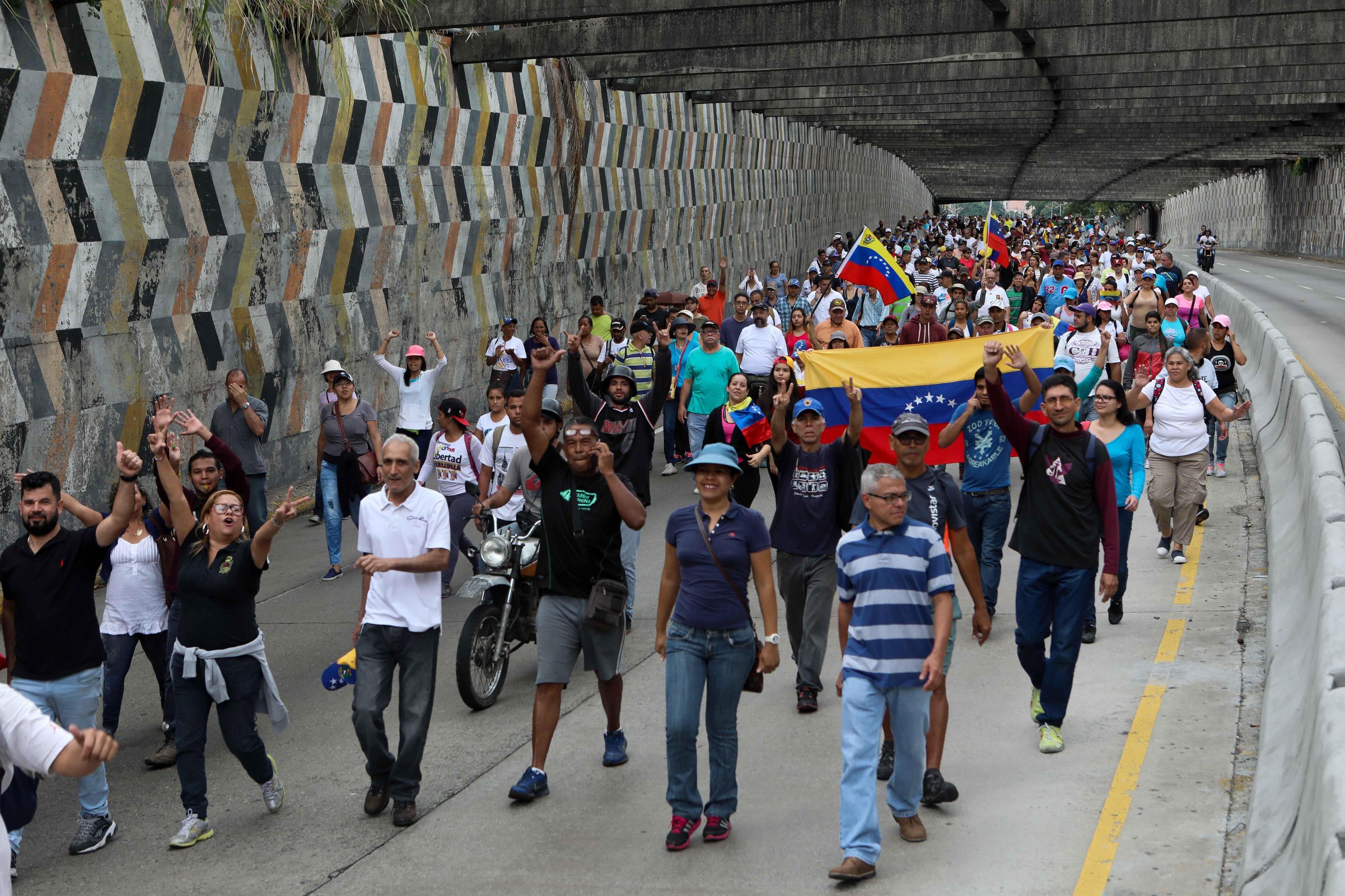Corteo anti-Maduro a Caracas