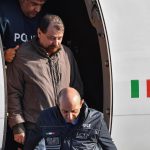 L'arrivo in Italia del latitante e pluriomicida Cesare Battisti, catturato sabato alle 17 (ora locale) in Bolivia, a Santa Cruz.