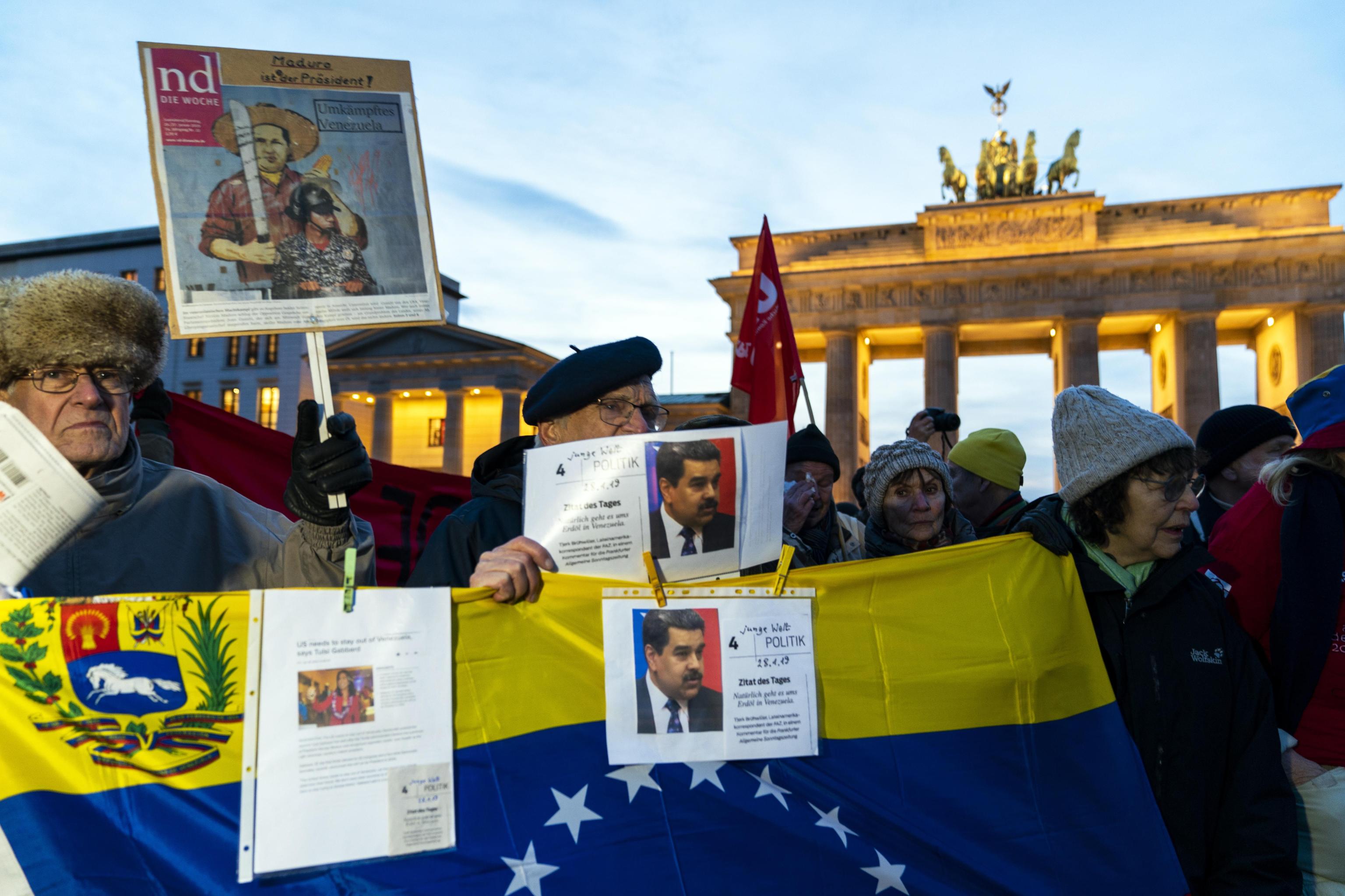 Berlino è stata tra le capitali in cui vi è stata una marcia a sostegno del governo venezuelano