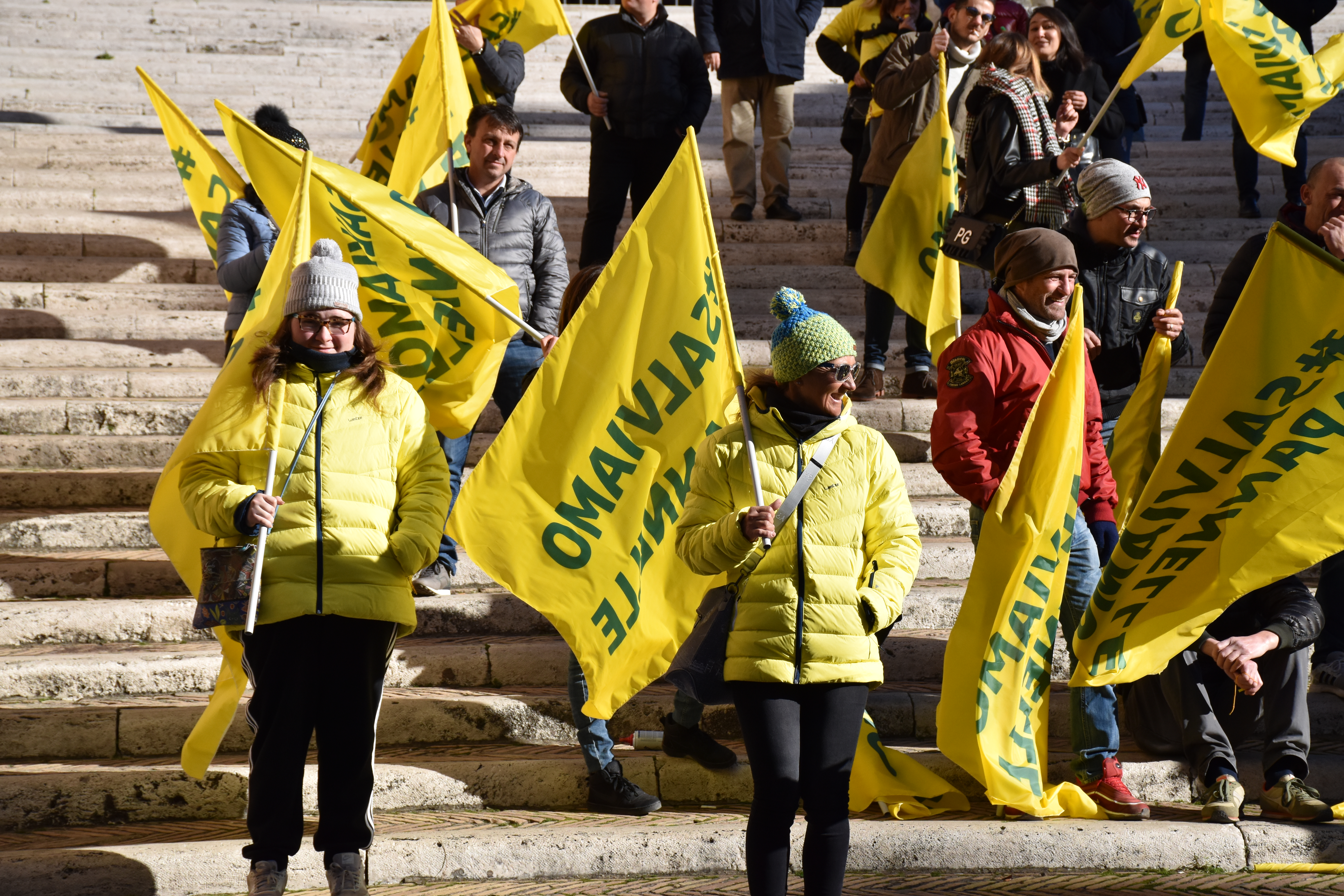 Le bandiere della protesta