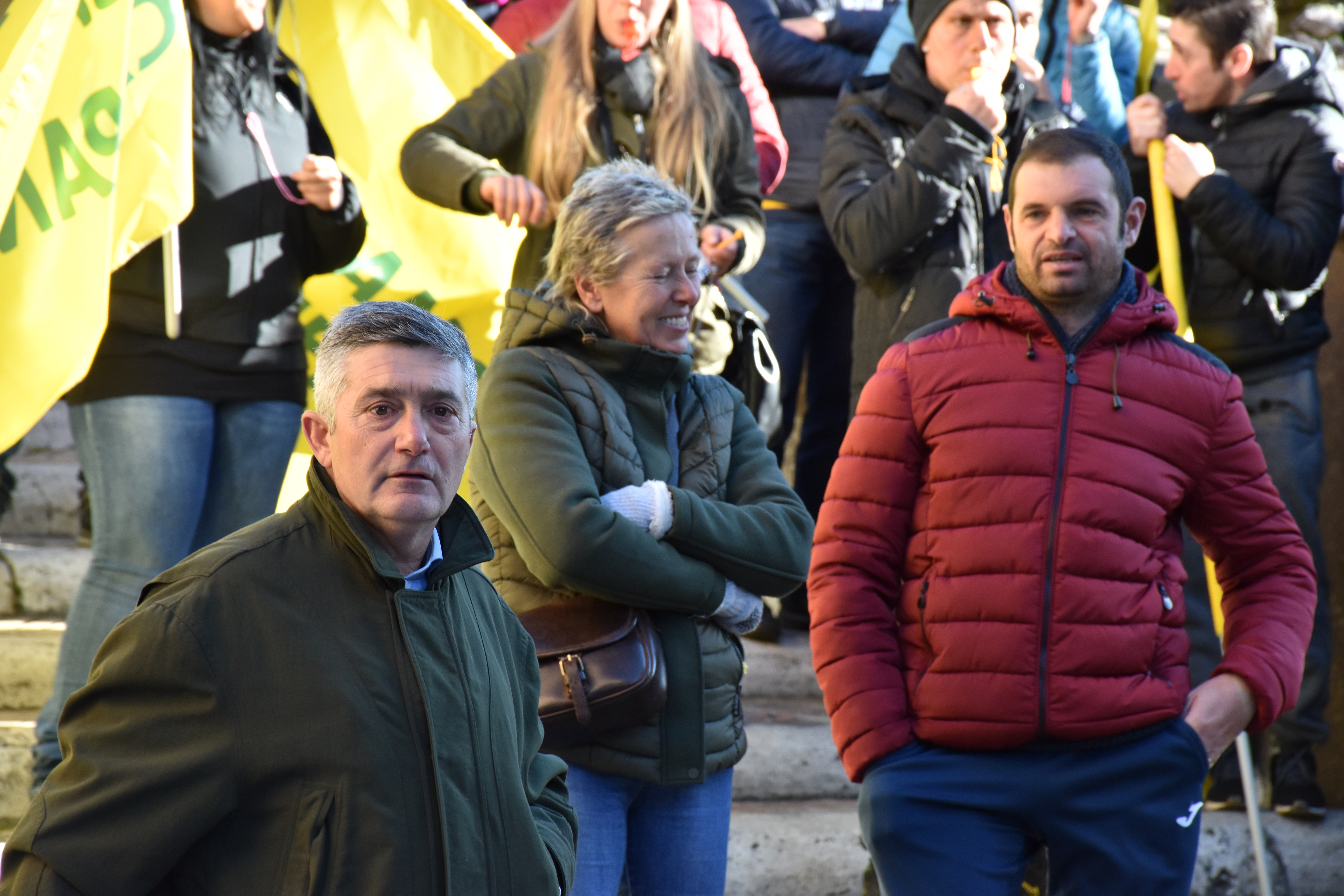 Giuseppe Satalia, uno dei capi della protesta