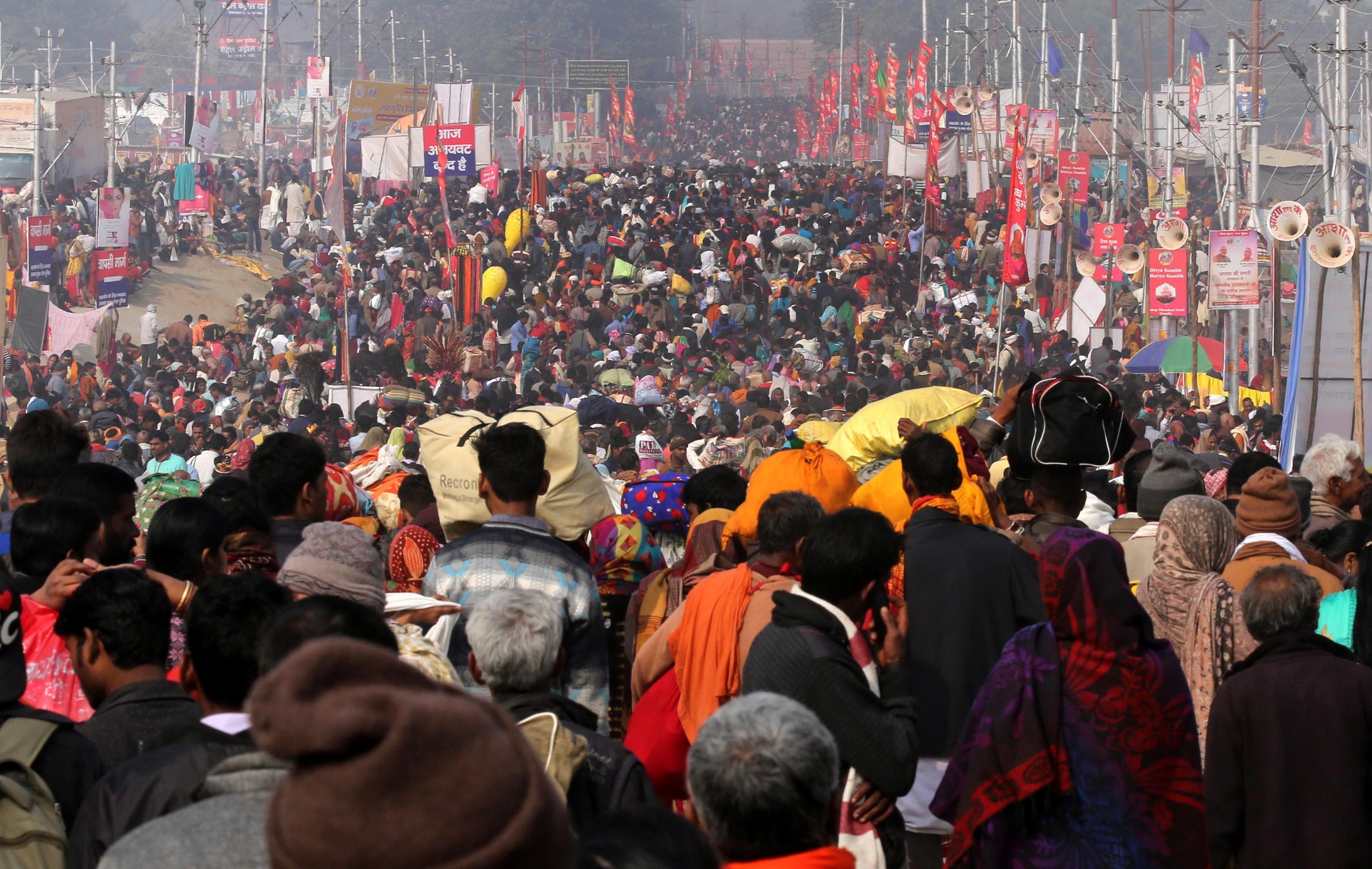 I pellegrini del Kumbh Mela