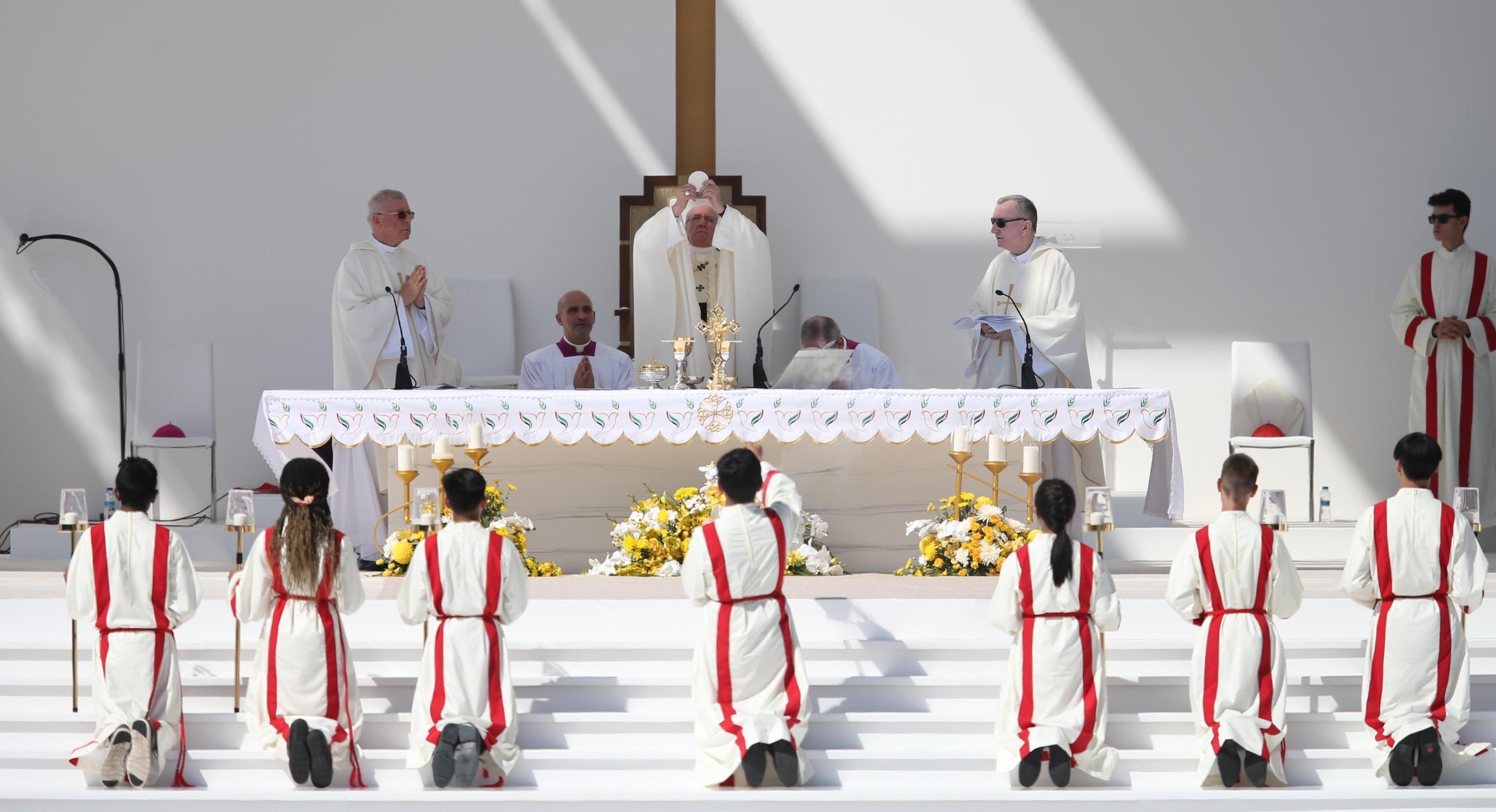 Un momento della celebrazione