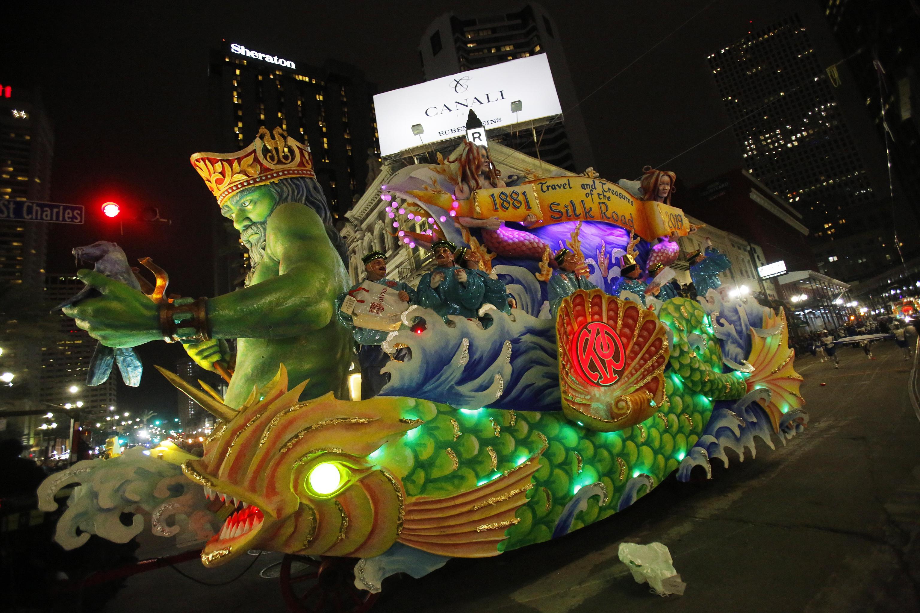 Un carro della Krewe of Proteus