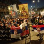 Ieri si è svolta a Belgrado una manifestazione per il ventesimo anniversario dai bombardamenti Nato in Jugoslavia Ieri si è svolta a Belgrado una manifestazione per il ventesimo anniversario dai bombardamenti Nato in Jugoslavia