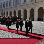 Mattarella scorta Xi Jinping verso il Quirinale. I due capi di Stato si incontrano per discutere del Memorandum Italia-Cina per l'incremento dei rapporti commerciali