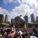 Manifestanti a Sydney, in Australia, in piazza per il Global Strike for Climate