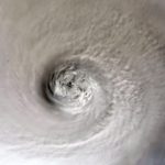 L'occhio dell'uragano ripreso da una base spaziale della NASA