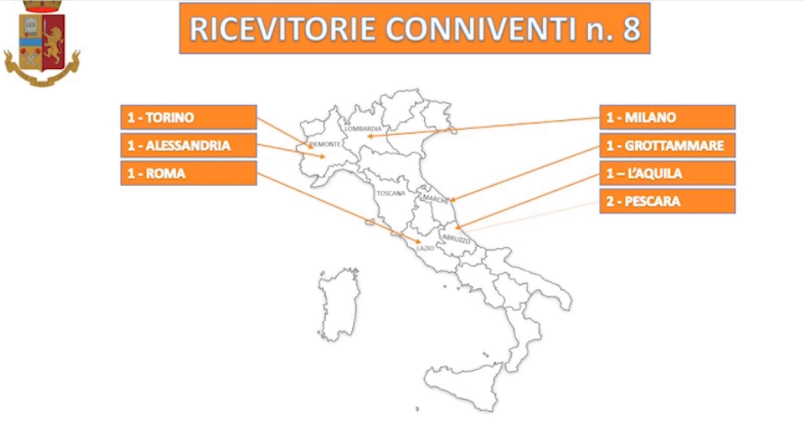 La mappa delle ricevitorie compiacenti nel sistema creato dal tifo organizzato bianconero La mappa delle ricevitorie compiacenti nel sistema creato dal tifo organizzato bianconero