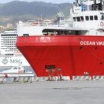 La nave di Sos Mediterranee attracca alla banchina Norimberga del porto di Messina