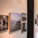 Il corridoio iniziale della mostra