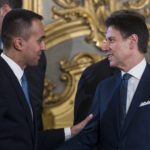 Il ministro degli Esteri Luigi Di Maio con il presidente del Consiglio Giuseppe Conte