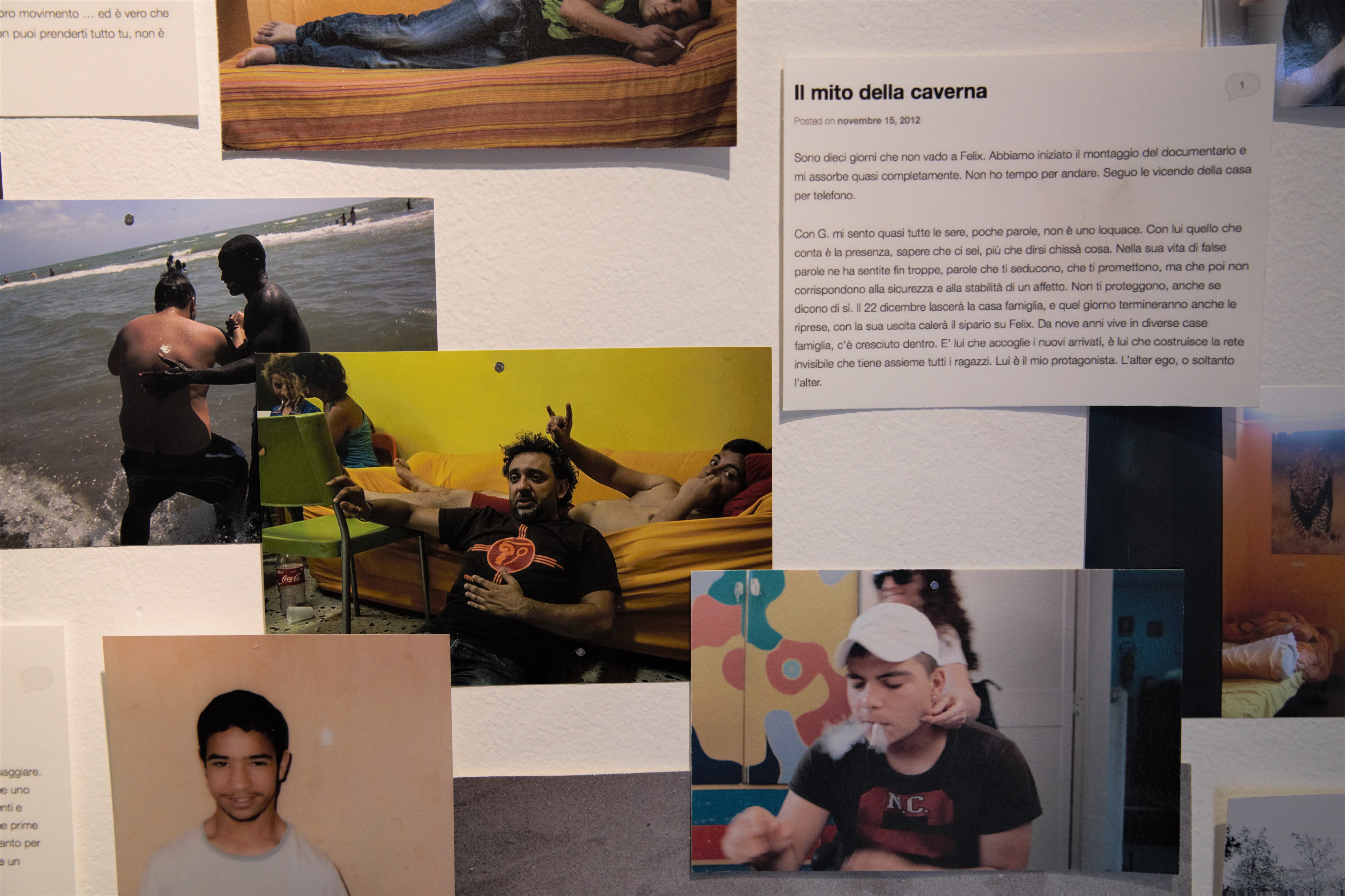 Al centro Mancuso con uno dei ragazzi della casa famiglia