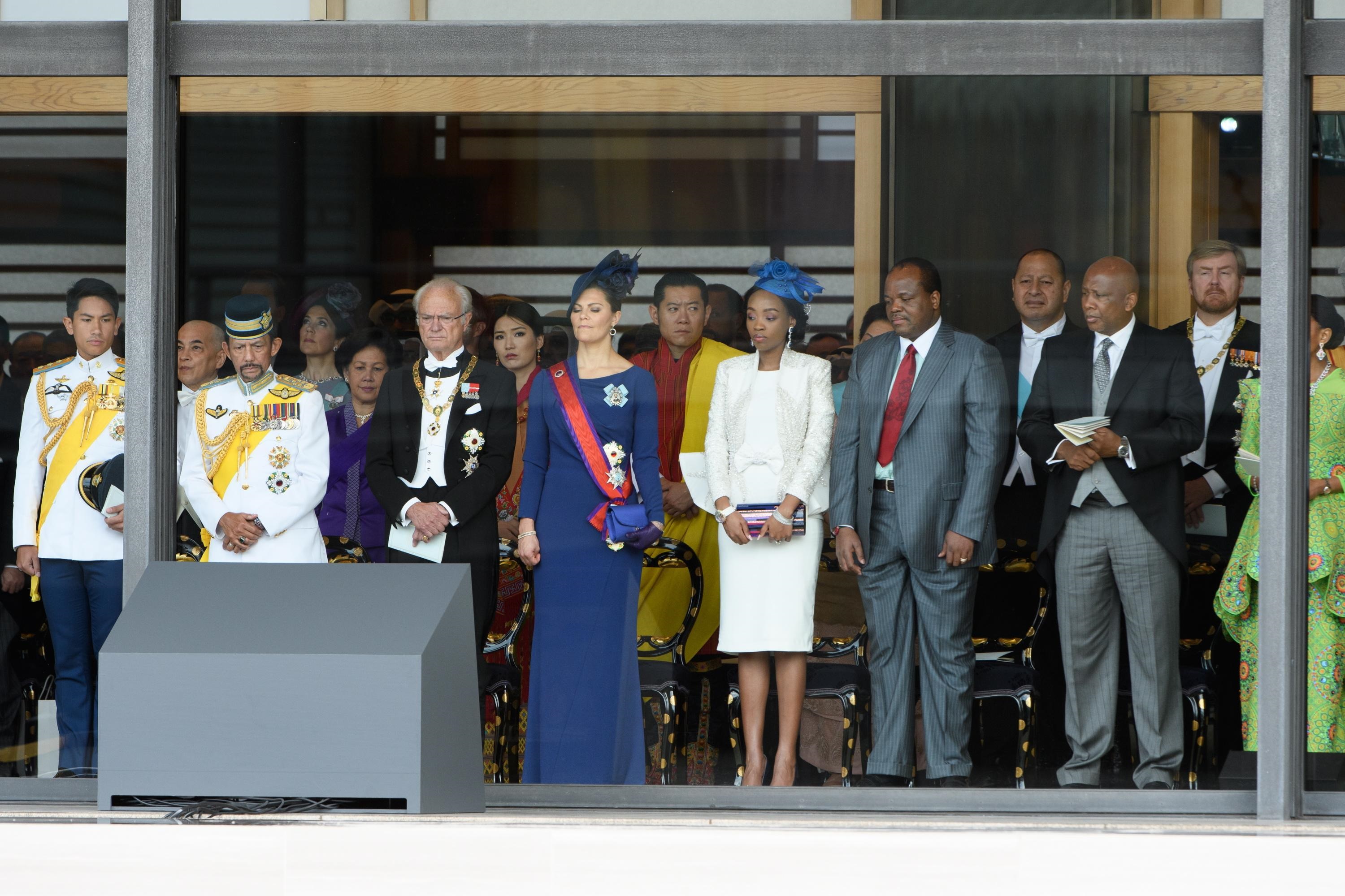 Oltre ai circa 400 dignitari stranieri, erano presenti circa 1.600 giapponesi, compresi i vertici di governo e parlamento