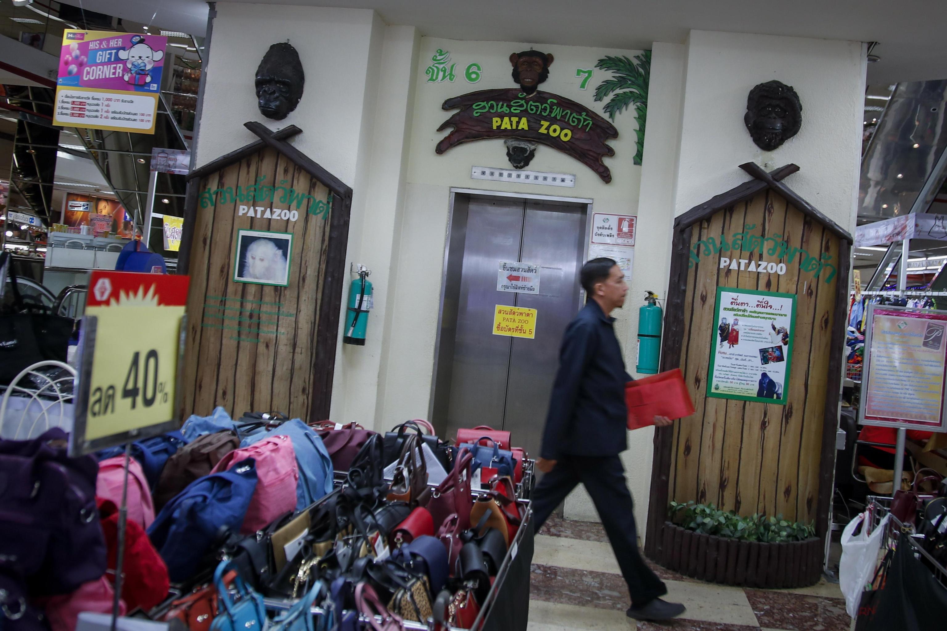 Il grande magazzino Pata Pinklao, a Bangkok, dove è situato il Pata Zoo