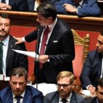 Conte contro Salvini, 20 agosto: il discorso del presidente del Consiglio contro l'allora vicepremier Matteo Salvini apre la crisi di governo in Italia, che porterà alla formazione di una nuova maggioranza tra M5S e Pd Conte contro Salvini, 20 agosto: il discorso del presidente del Consiglio contro l'allora vicepremier Matteo Salvini apre la crisi di governo in Italia, che porterà alla formazione di una nuova maggioranza tra M5S e Pd
