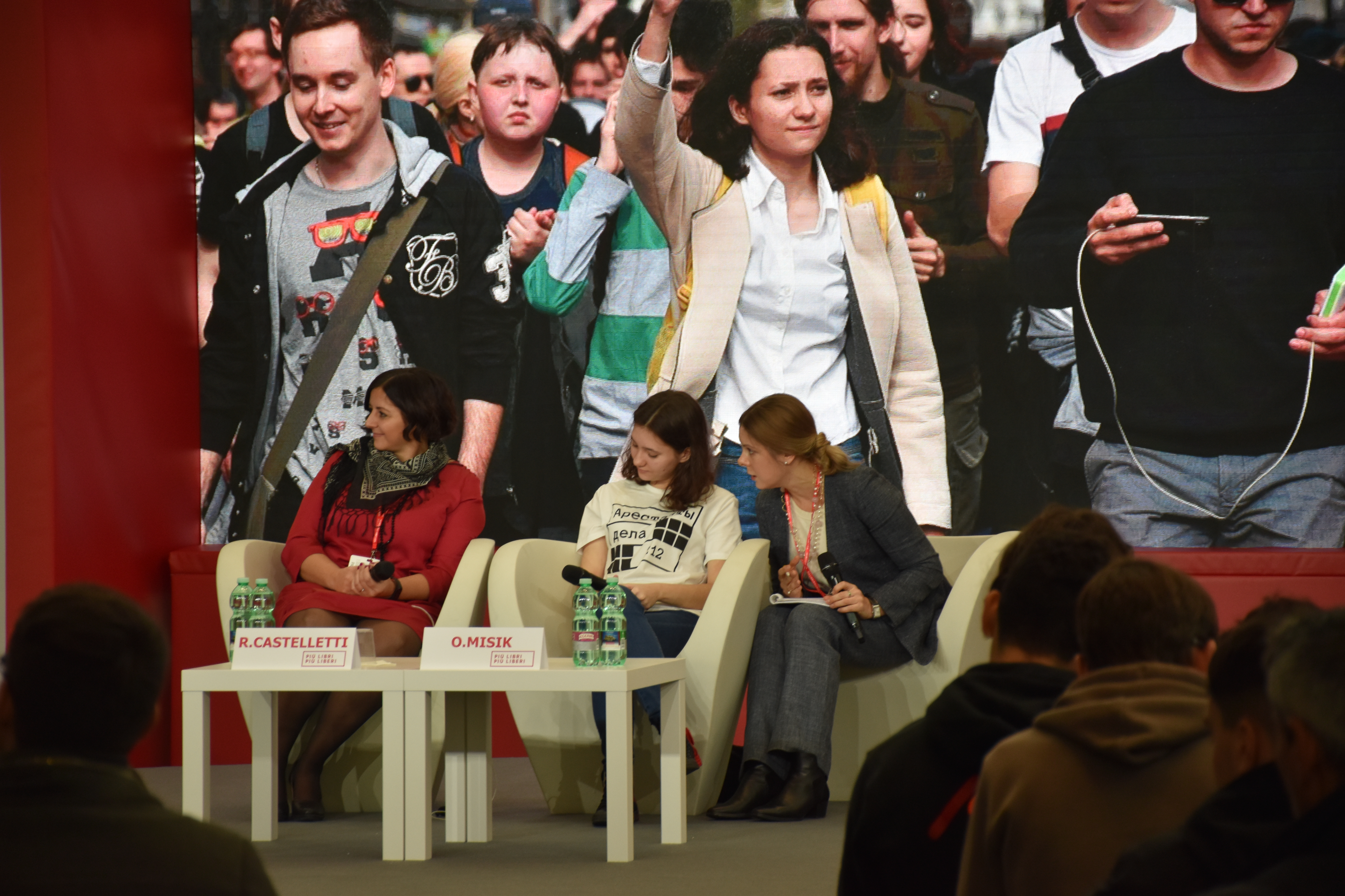 Un momento dell'incontro con Olga Misik - Roma, 5 dicembre 2019