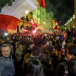 Il corteo antigovernativo