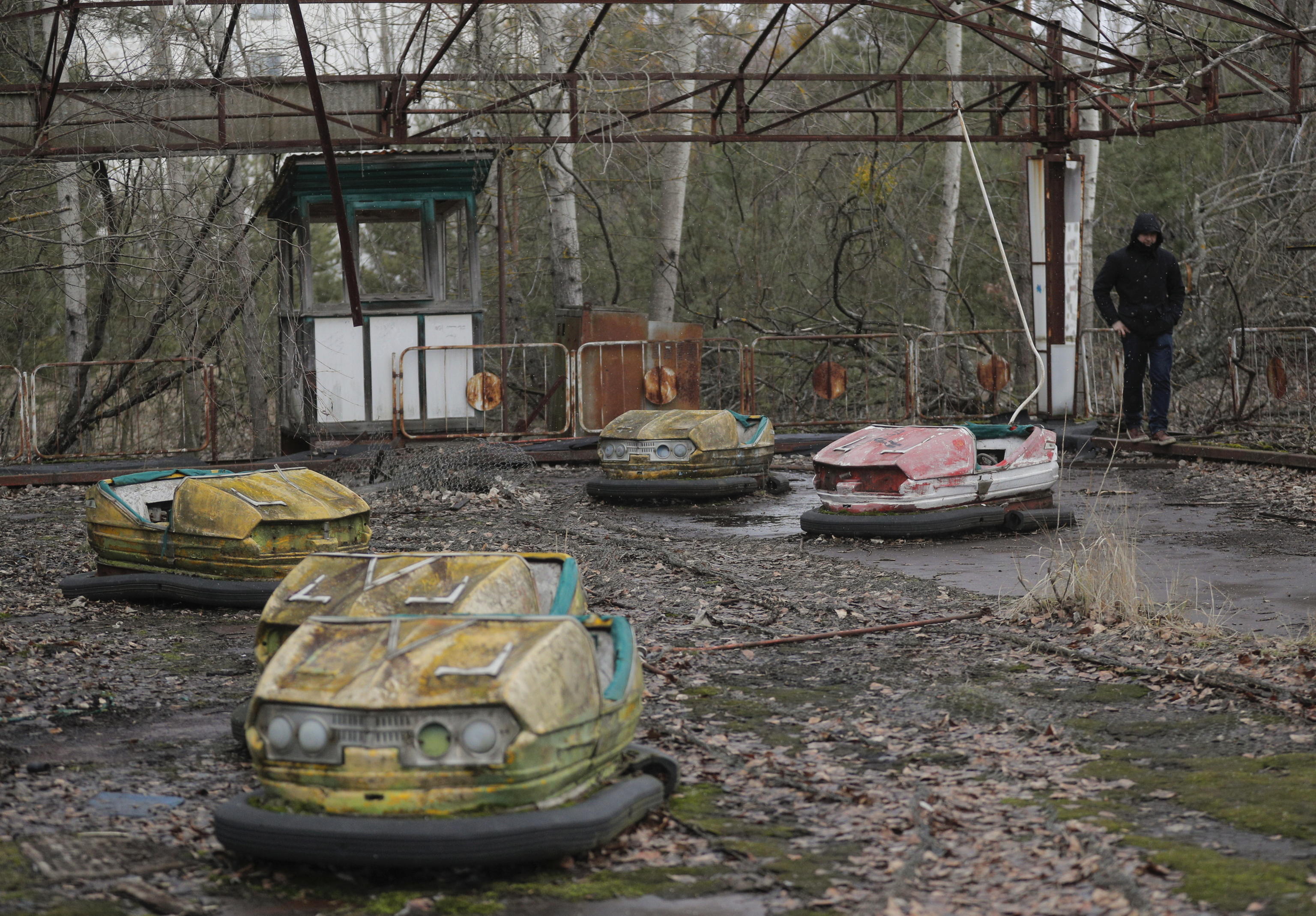 Un parco giochi a Prypyat