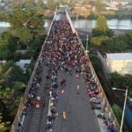Il ponte che unisce il Guatemala al Messico