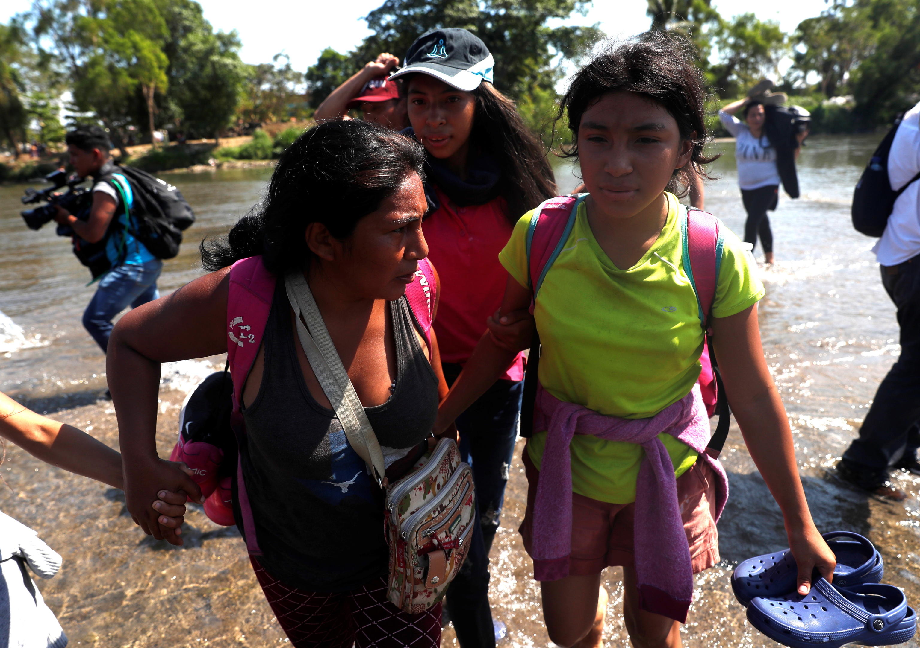 Sono molte le famiglie in viaggio