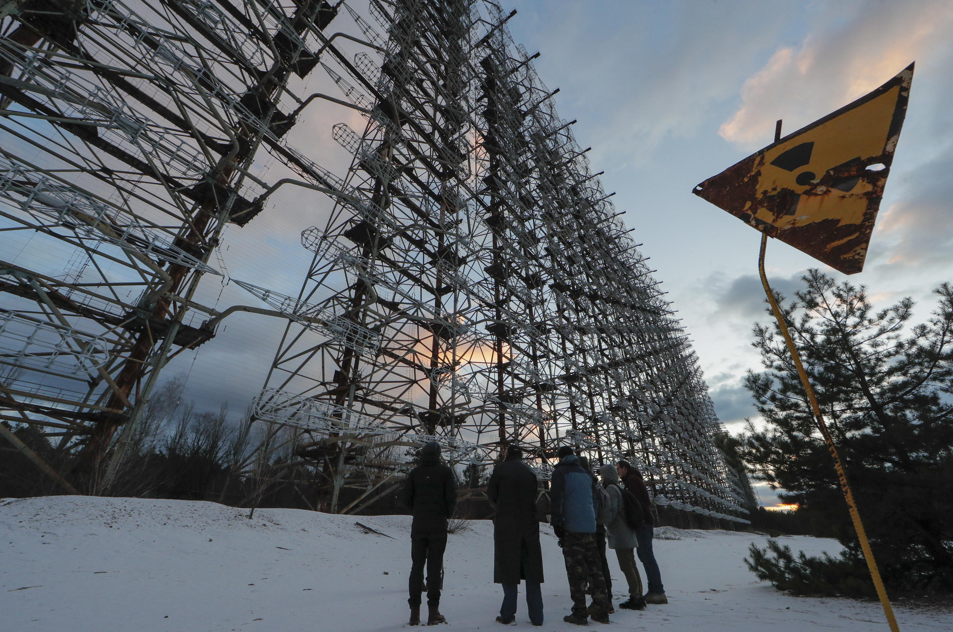 I resti del sistema radar "Duga", uno dei più potenti dell'Unione Sovietica