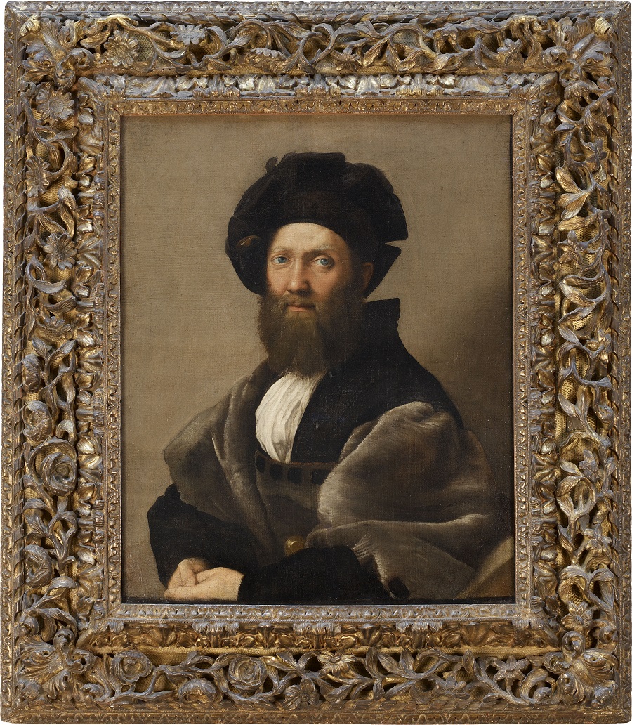 Ritratto di Baldassarre Castiglione, dipinto a olio su tela 1514-1515