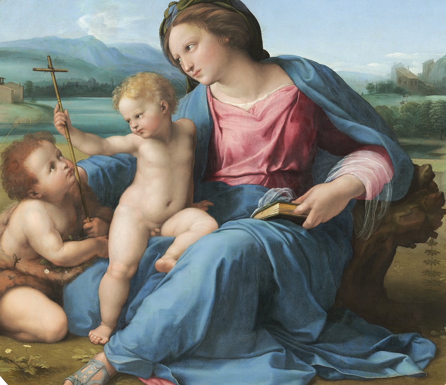 Madonna d'Alba è un dipinto a olio su tavola trasportata su tela di Raffaello Sanzio, databile al 1511
