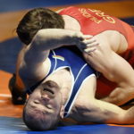 Ieri è andato in scena anche il combattimento per il ripescaggio tra Georgios Pilidis della Grecia (in rosso) e Vladimir Dubov della Bulgaria (in blu) Ieri è andato in scena anche il combattimento per il ripescaggio tra Georgios Pilidis della Grecia (in rosso) e Vladimir Dubov della Bulgaria (in blu)