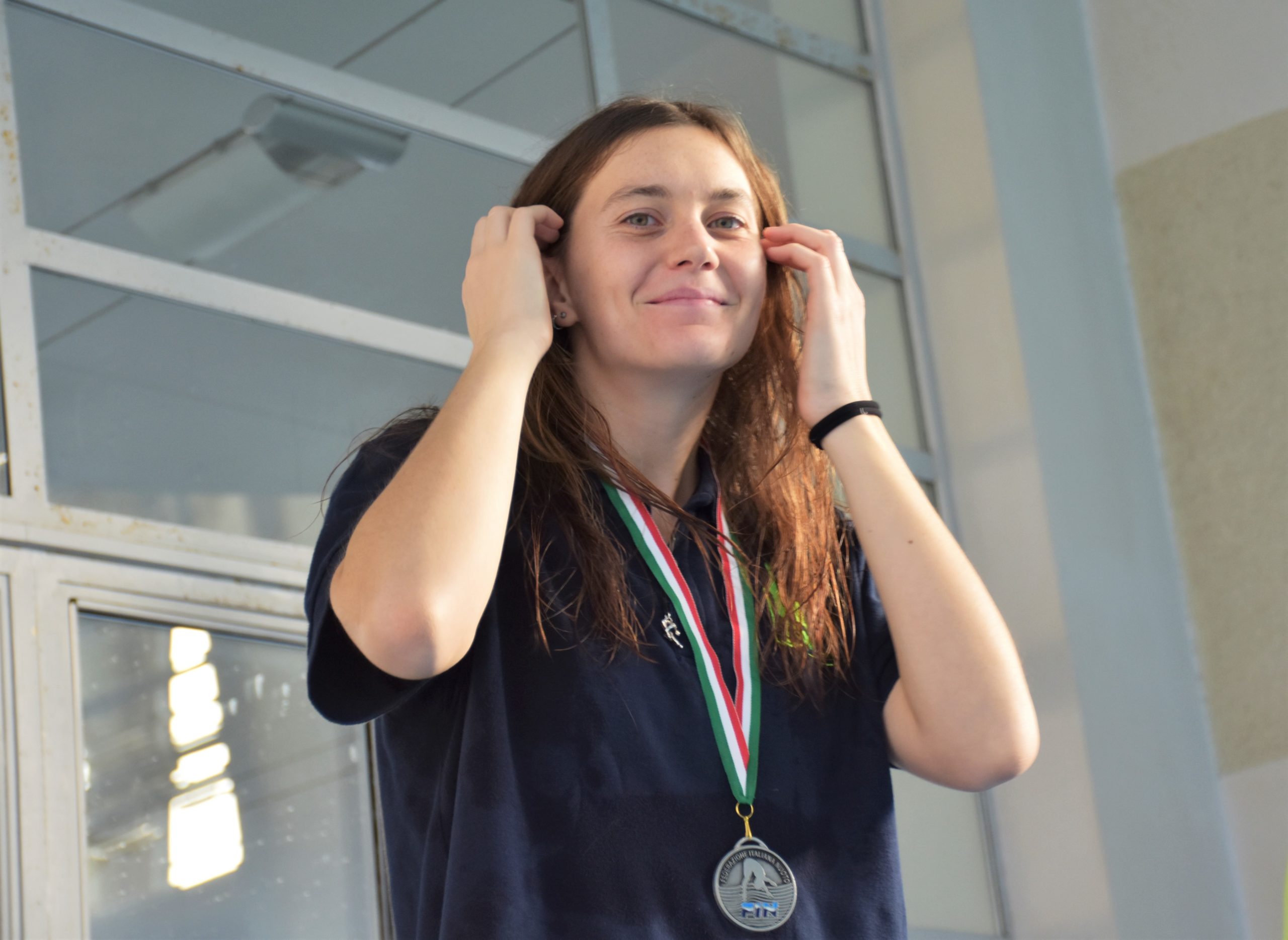 Carolina Sbarigia (MR Sport) ha vinto la medaglia d'argento nella gara da un metro