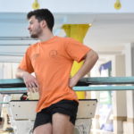 Riccardo Donnarumma mentre allena la sua squadra Di Biasi