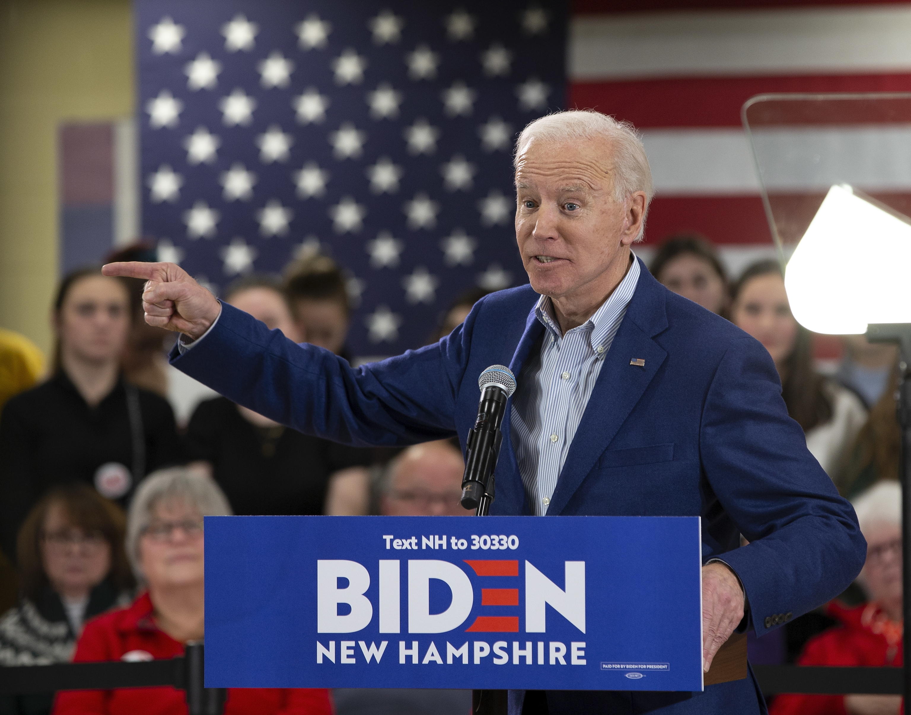 In ultima posizione, Joe Biden, ex vicepresidente degli Stati Uniti con il 8,4%