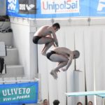 Valerio Trinci e Patrizio Caruso (MR Sport) durante la gara sincro da 3 metri