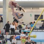 Le atlete Gaia Amato e Carolina Sbarigia (MR Sport) nella gara sincro da tre metri