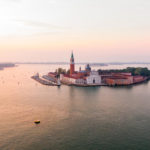 L'isola di San Giorgio al tramonto