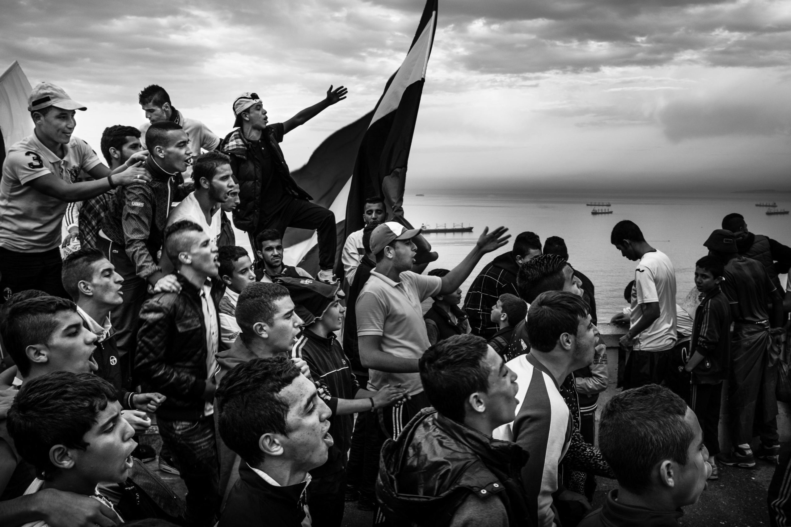 I ragazzi dei quartieri operai sono scesi in piazza a febbraio 2019 per protestare contro il governo I ragazzi dei quartieri operai sono scesi in piazza a febbraio 2019 per protestare contro il governo