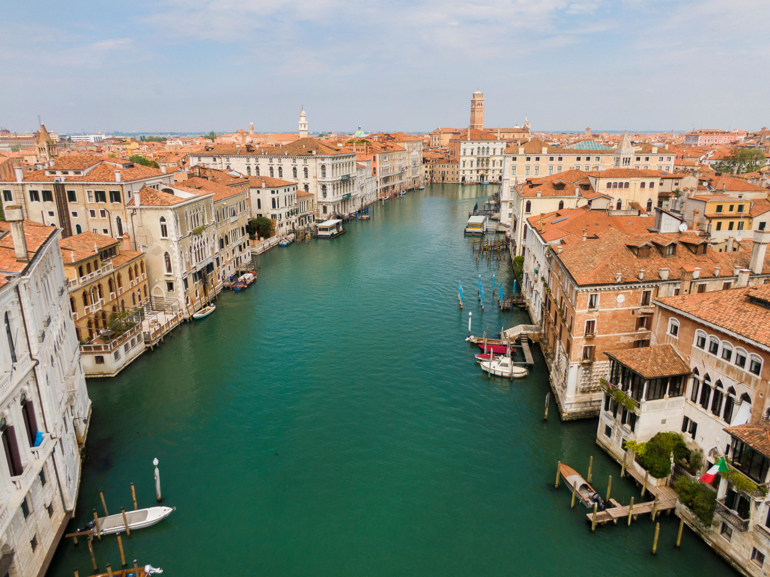 Il Gran Canale visto dall'alto