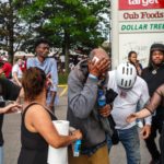 Durante la protesta contro la polizia diverse persone sono rimaste ferite