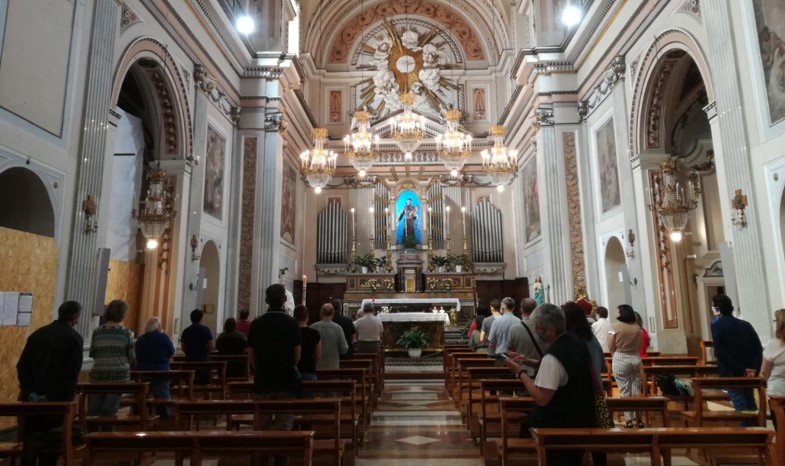 La Chiesa di Sant'Antonino a Palermo riapre le celebrazioni liturgiche ai fedeli